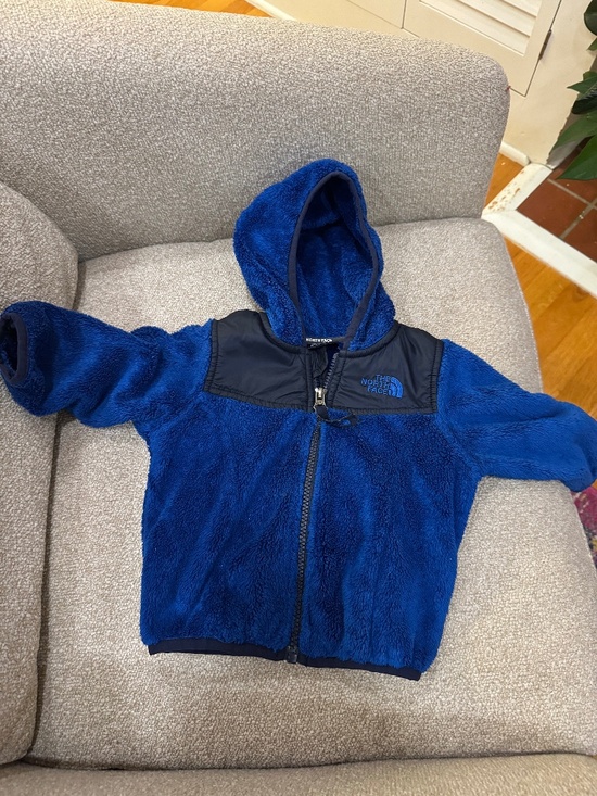 Blue Fleece North Face Jacket - Picture 1 of 4